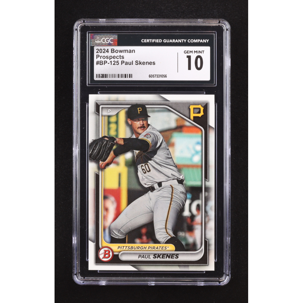 Paul Skenes 2024 Bowman Prospects #BP125 RC (CGC 10) at PristineAuction.com