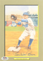 Pee Wee Reese Signed Perez Steele Great Moments Art Card (PSA) at PristineAuction.com
