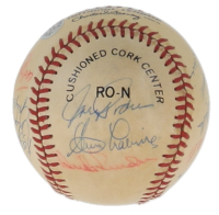 Dodgers Old Timers ONL Baseball Signed by (14) with Duke Snider, Johnny Podres, Preacher Roe, Don Drysdale (SOP) at PristineAuction.com
