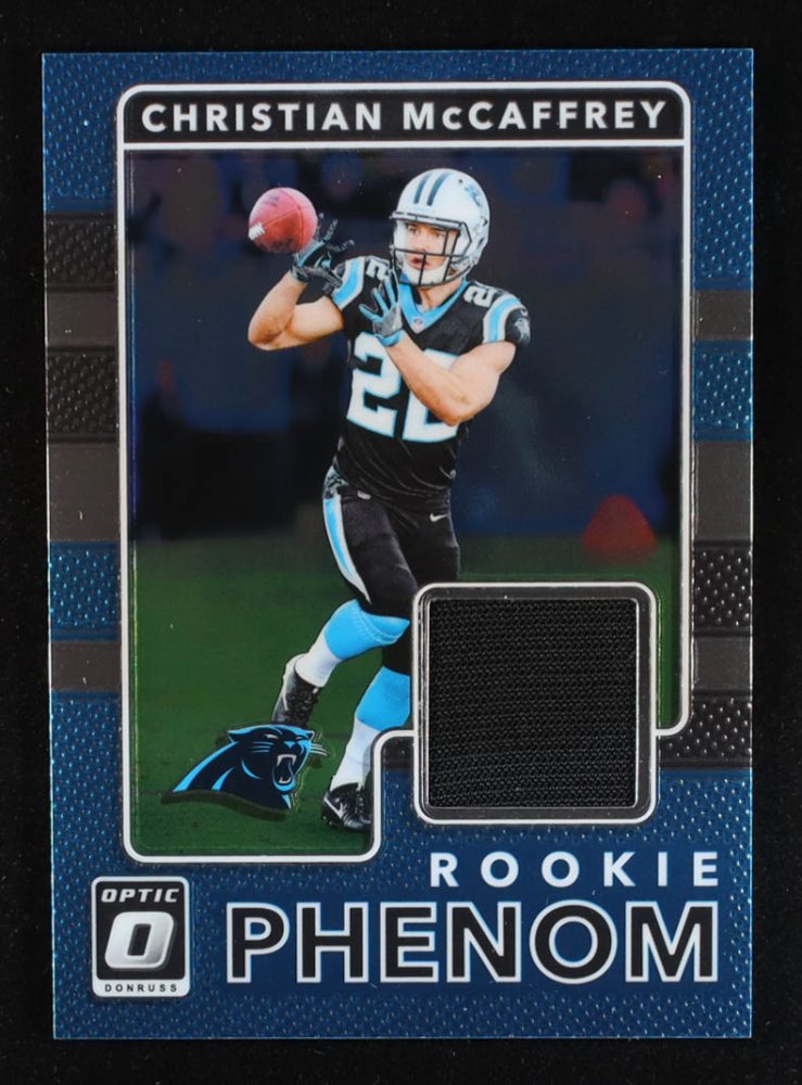 Christian McCaffrey 2017 Donruss Optic Rookie Phenom Jerseys #5 RC