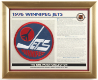 1976 Winnipeg Jets Custom Framed Commemorative Patch Display at PristineAuction.com