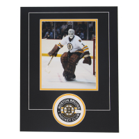 Gilles Gilbert Signed Cut Lithograph Display with 8x10 Photo (JSA) at PristineAuction.com