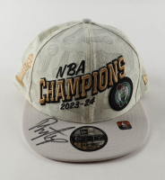 Payton Pritchard Signed Celtics 2023-24 NBA Champions Adjustable Hat (JSA) at PristineAuction.com