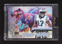 Xavier Legette 2024 Wild Card Alumination Dino-Might Tyrannosaurus Rex Silver Rainbow Foil #DMTRX1-XL #11/15 RC at PristineAuction.com