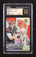 Joe Burrow 2024 Panini Mosaic Montage Silver #8 (CGC 10 | Pristine Black Label) at PristineAuction.com
