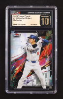 Shohei Ohtani 2024 Finest Refractors #100 (CGC 10 | Pristine Black Label) at PristineAuction.com