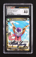 Linda Young Signed Destructive Occupation Frieza 2017 Dragon Ball Super Union Force #BT2104 U (JSA & CGC) at PristineAuction.com
