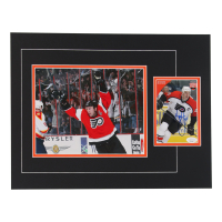 Keith Primeau Signed 4x6 Photo Lithograph Display with 8x10 Photo (JSA) at PristineAuction.com