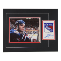 Mike Gartner Signed Cut Lithograph Display with 8x10 Photo Inscribed "HOF 01" (JSA) at PristineAuction.com