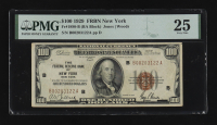 1929 United States of America $100 One Hundred Dollars Note (PMG Very Fine 25) at PristineAuction.com