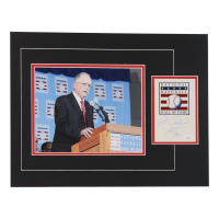 Pat Gillick Signed Cut Lithograph Display with 8x10 Photo Inscribed "HOF 2011" (JSA) at PristineAuction.com