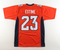 Audric Estime Signed Jersey (Beckett) at PristineAuction.com