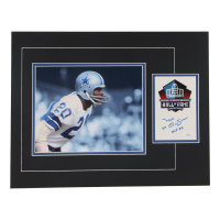 Mel Renfro Signed Cut Lithograph Display with 8x10 Photo Inscribed "HOF 96" (JSA) at PristineAuction.com