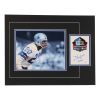 Mel Renfro Signed Cut Lithograph Display with 8x10 Photo Inscribed "HOF 96" (JSA) at PristineAuction.com
