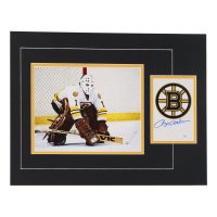 Rogie Vachon Signed Cut Lithograph Display with 8x10 Photo (JSA) at PristineAuction.com