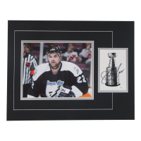 Dan Boyle Signed Cut Lithograph Display with 8x10 Photo (JSA) at PristineAuction.com