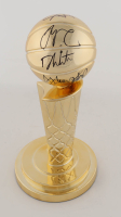 2024 Celtics NBA Championship 12" Replica Trophy Signed by (5) With Jayson Tatum, Jrue Holiday, Al Horford, Payton Pritchard (JSA & Fanatics) at PristineAuction.com