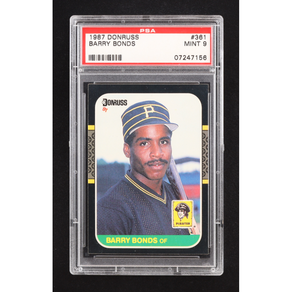 Barry Bonds 1987 Donruss #361 RC (PSA 9) at PristineAuction.com