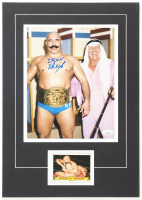 The Iron Sheik Signed WWE Custom Matted Photo Display (JSA) at PristineAuction.com