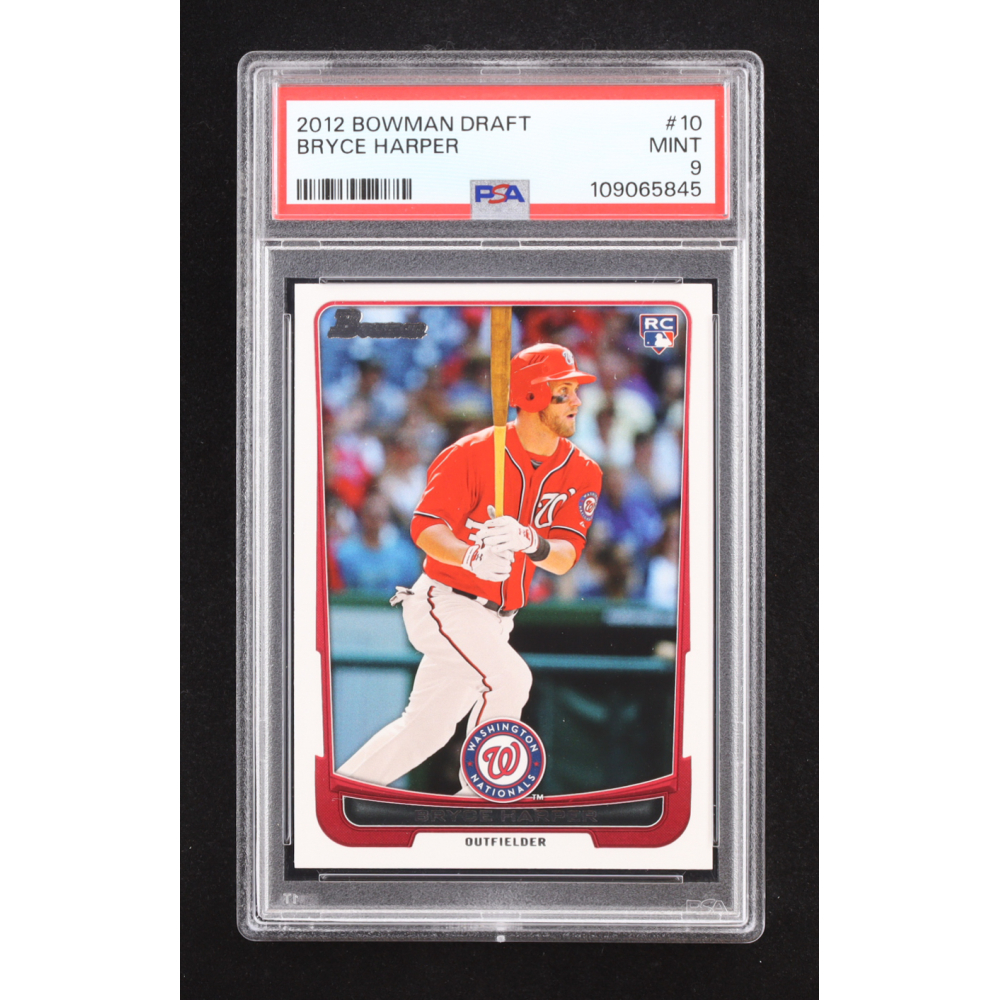 Bryce Harper 2012 Bowman Draft #10 RC (PSA 9) at PristineAuction.com