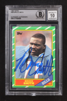 Bruce Smith Signed 1986 Topps #389 (BGS | Auto 10) at PristineAuction.com
