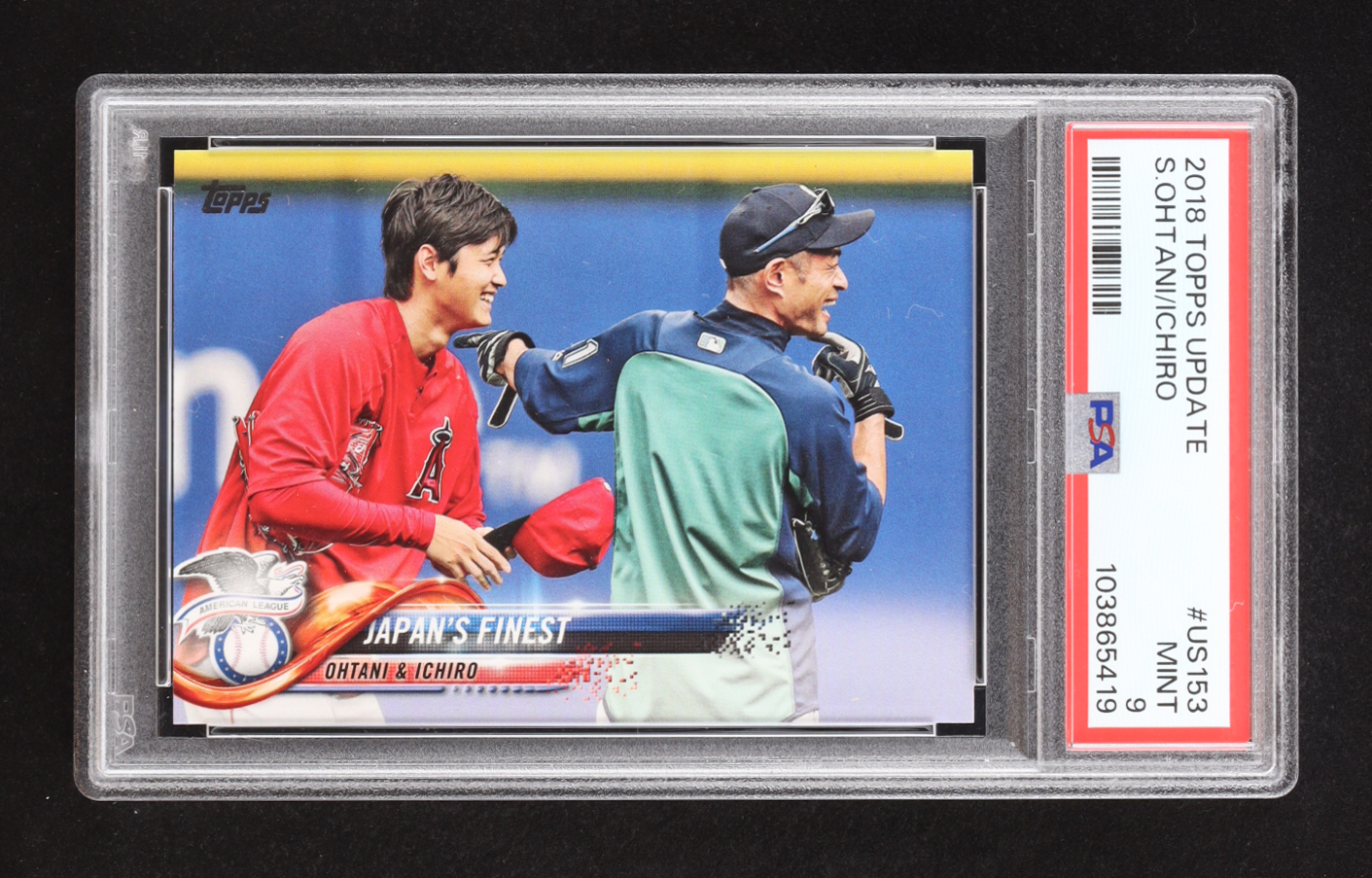 Shohei Ohtani / Ichiro Suzuki 2018 Topps Update #US153 RC