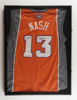 Steve Nash Signed Custom Framed Jersey Display (JSA) at PristineAuction.com