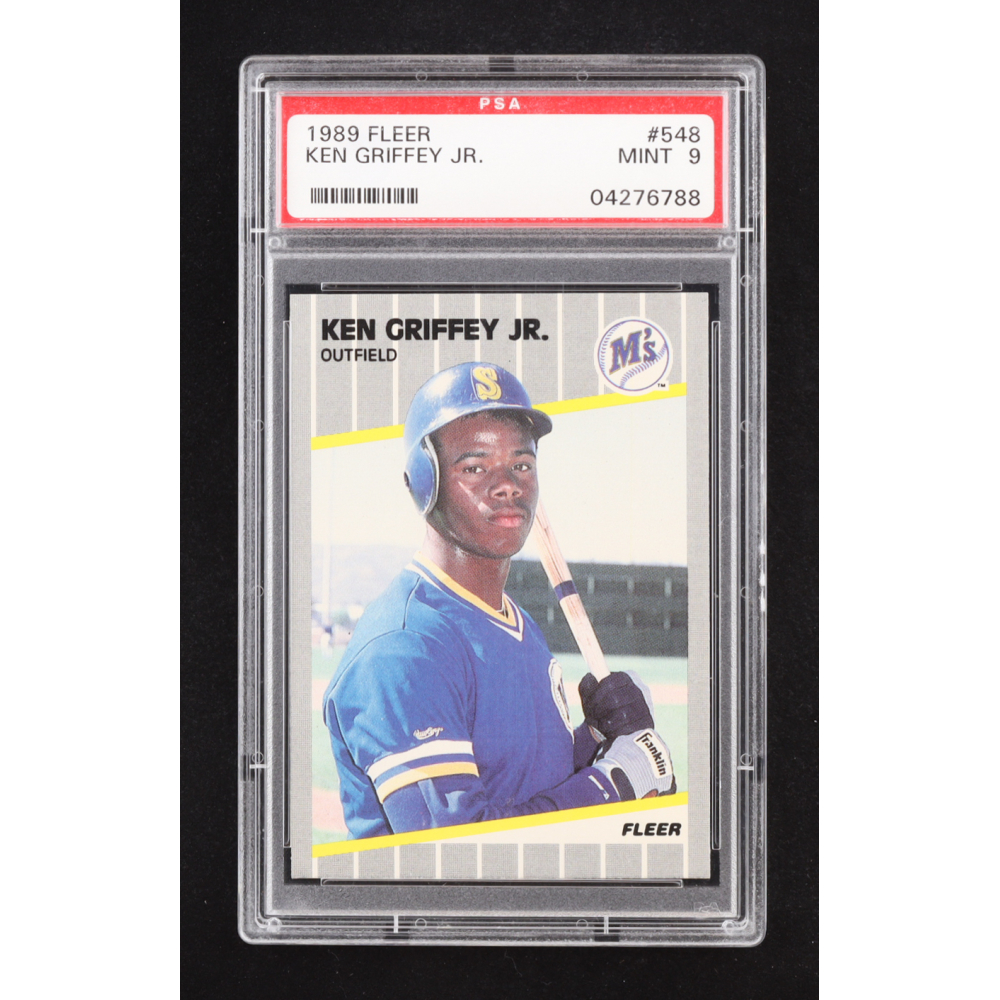 Ken Griffey Jr. 1989 Fleer #548 RC (PSA 9) at PristineAuction.com