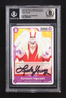 Linda Young Signed Kurozumi Higurashi 2022 One Piece Card Game Romance Dawn C #OP01100 (BGS Authentic) at PristineAuction.com
