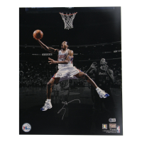 Allen Iverson Signed 76ers 16x20 Photo (Beckett) at PristineAuction.com