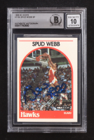 Spud Webb Signed 1989-90 Hoops #115A (BGS | Autograph Graded 10) at PristineAuction.com