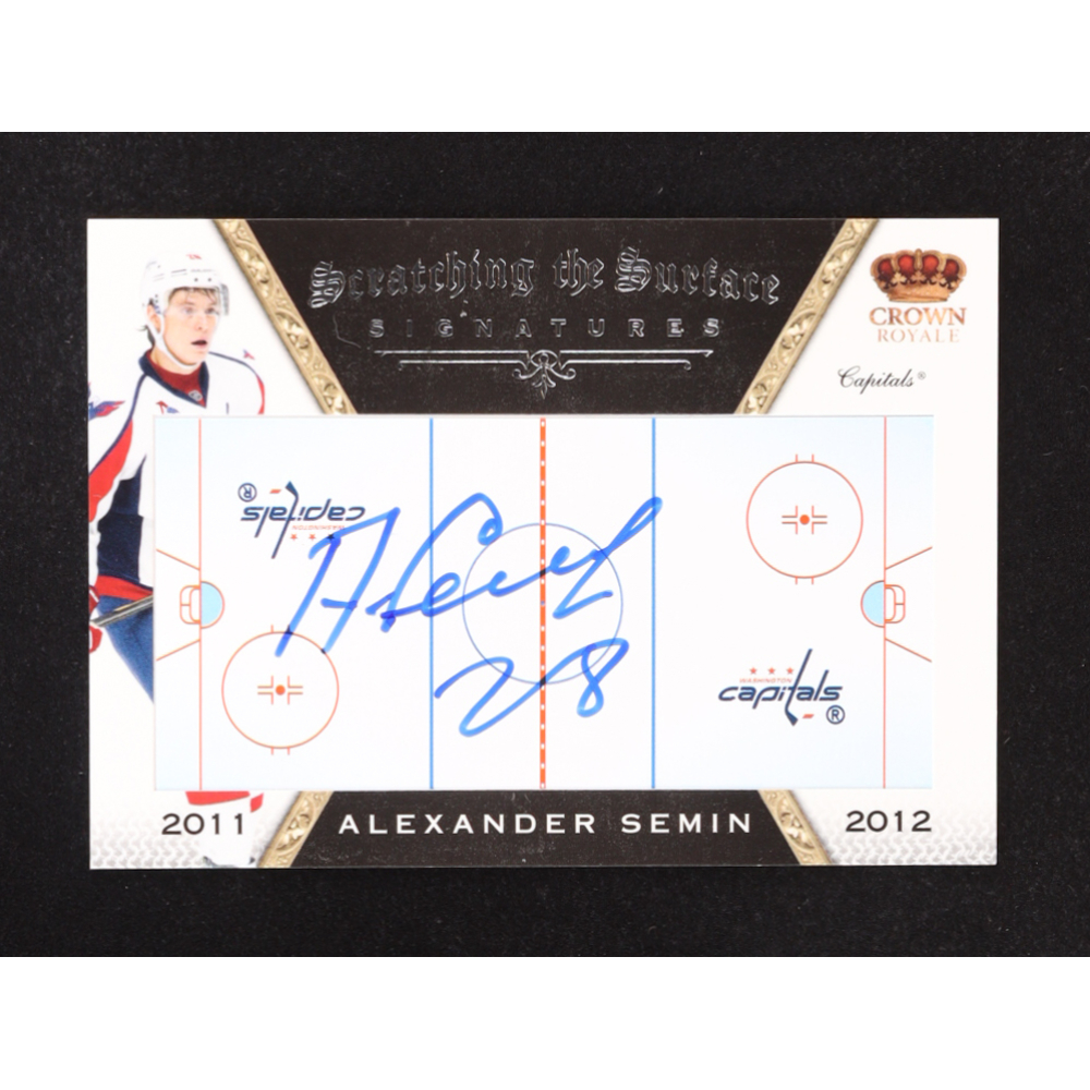 Alexander Semin 2011-12 Crown Royale Scratching The Surface Signatures #5 at PristineAuction.com
