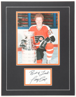 Terry Crisp Signed Flyers Custom Matted Photo Display Inscribed "Best of Luck!" (JSA) at PristineAuction.com