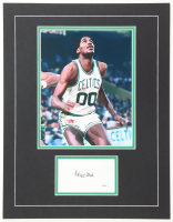 Robert Parish Signed Celtics Custom Matted Photo Display (JSA) at PristineAuction.com