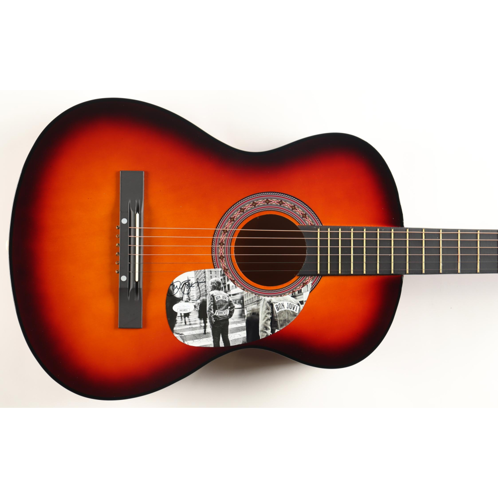 Jon Bon Jovi Signed 38" Acoustic Guitar (JSA) at PristineAuction.com