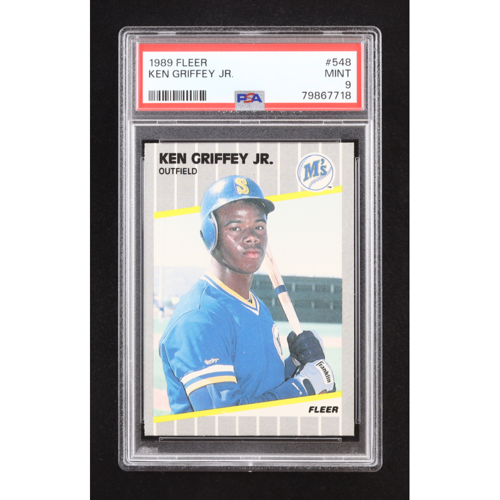 Ken Griffey Jr. 1989 Fleer #548 RC (PSA 9) at PristineAuction.com