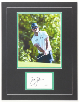 Zack Johnson Signed Custom Matted Photo Display (JSA) at PristineAuction.com