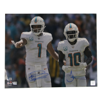 Tua Tagovailoa & Tyreek Hill Signed Dolphins 16x20 Photo (Beckett & Fanatics) at PristineAuction.com