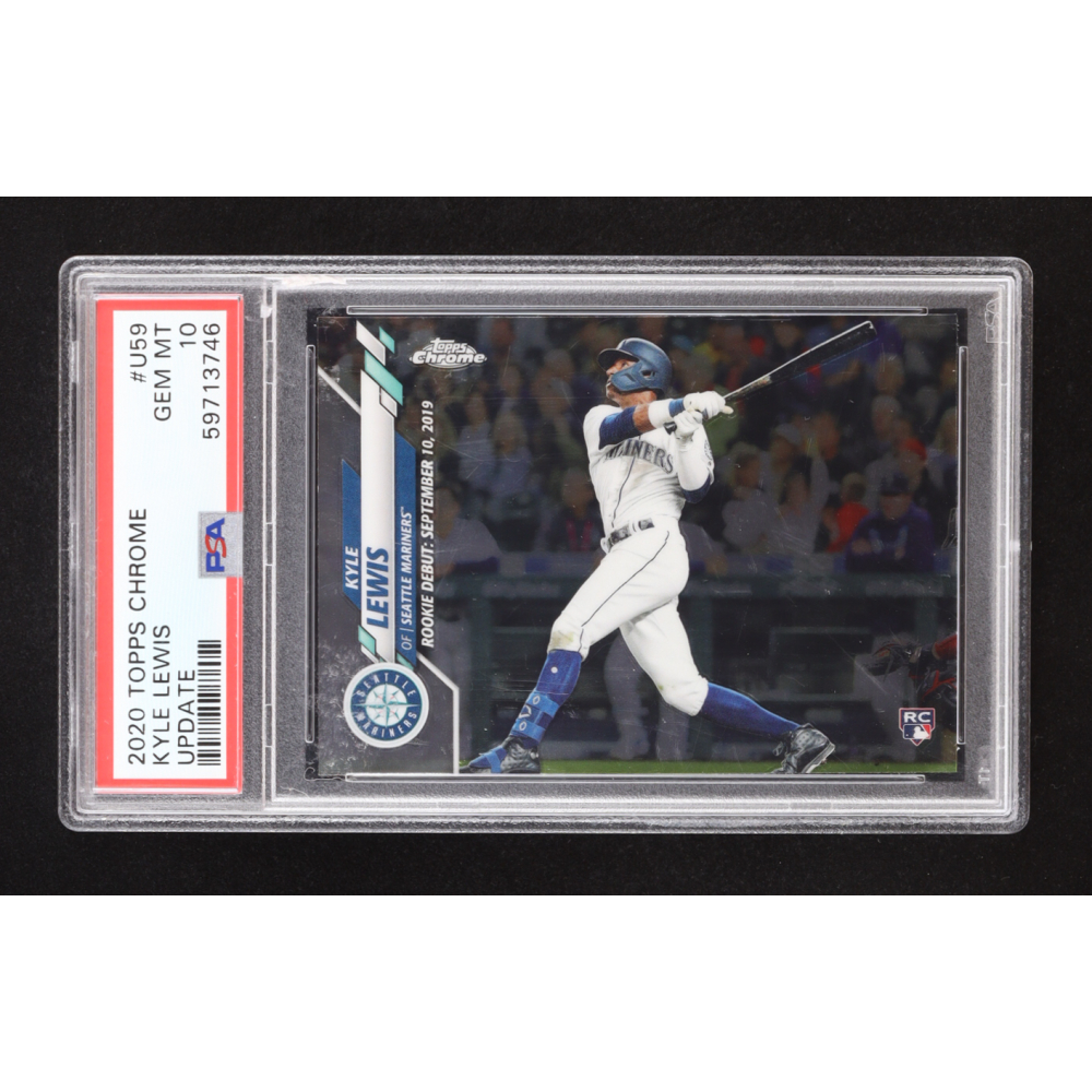 Kyle Lewis 2020 Topps Chrome Update #U59 RC (PSA 10) at PristineAuction.com