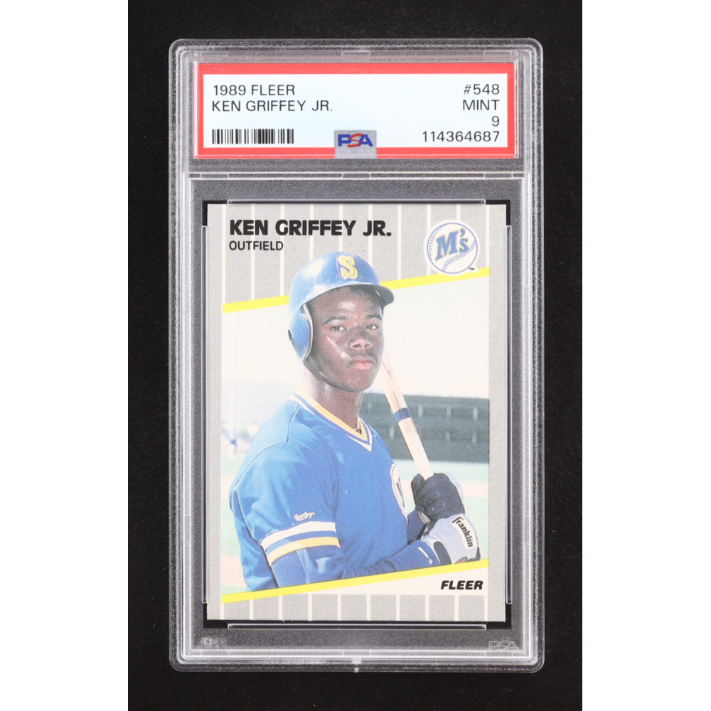 Ken Griffey Jr. 1989 Fleer #548 RC (PSA 9) at PristineAuction.com