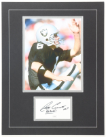 Jeff Gossett Signed Raiders Custom Matted Photo Display Inscribed "Raiders!" (JSA) at PristineAuction.com