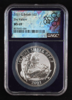 2021 Great Britain £2 Silver ""The Valiant"" 1oz. 999.9 Fine Silver Coin (NGC MS69) at PristineAuction.com