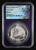 2021 Great Britain £2 Silver ""The Valiant"" 1oz. 999.9 Fine Silver Coin (NGC MS69) at PristineAuction.com