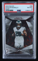Saquon Barkley 2024 Panini Black Ruby #85 #1/9 (PSA 8) at PristineAuction.com