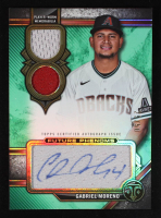 Gabriel Moreno 2024 Topps Triple Threads Future Phenoms Autograph Relics Emerald #FPARGMO #29/50 at PristineAuction.com