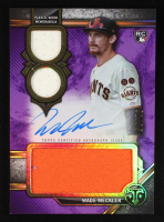Wade Meckler 2024 Topps Triple Threads Rookie Autograph Relics Amethyst #RARWM #62/75 RC at PristineAuction.com