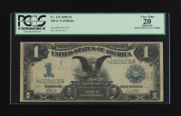 1899 U.S. $1 "Black Eagle" Silver Certificate - Fr.235 Signed Elliott / White (PCGS Very Fine 20) at PristineAuction.com
