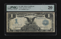 1899 U.S. $1 "Black Eagle" Silver Certificate - Fr.236 Signed Speelman / White (PMG Very Fine 20) at PristineAuction.com