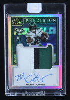 Michael Carter 2021 Panini One Precision Rookie Patch Autographs #326 RC #54/99 at PristineAuction.com