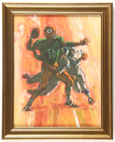 1966 Bruce Bromberger Vintage Bart Starr Packers Print at PristineAuction.com